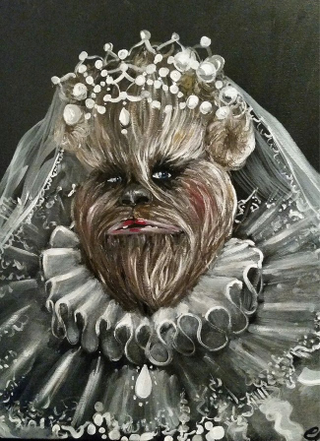 Illustration for article titled Chewbacca Is Beautiful As The Wookiee With The Pearl Earring (And More)